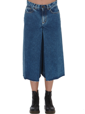 Maison Margiela Spliced Denim Culottes