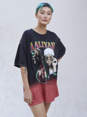 Aaliyah Ombre T-shirt Dress