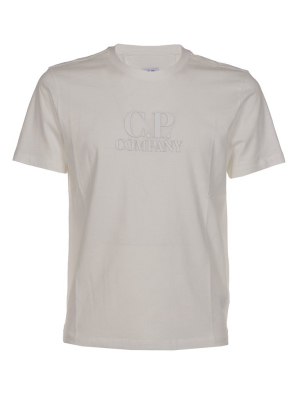 C.p. Company Logo Embossed T-shirt