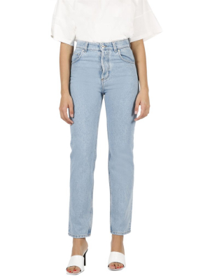 Loewe High-waisted Straight Leg Jeans