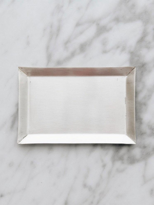 Silver Plated Dish - Rectangle, Small