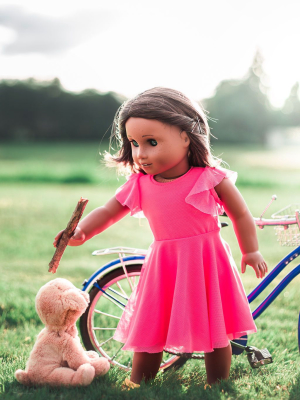 Neon Pink Party Doll Dress