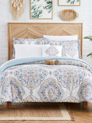 Modern Threads 6 Piece Printed Complete Bed Set Castell.