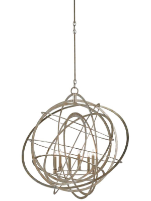 Genesis Silver Orb Chandelier