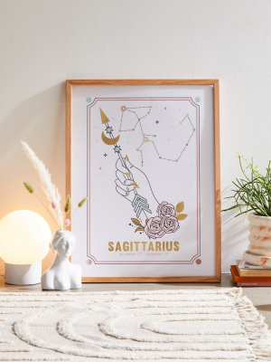 Emanuela Carratoni Zodiac Series Sagittarius Art Print