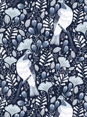 Holy Kereru Wallpaper In Ice From The Wallpaper Republic Collection By Milton & King