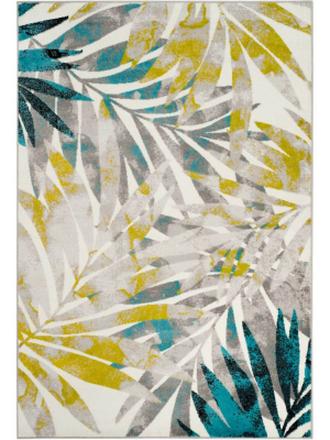 Skyler Gray/green/blue Area Rug