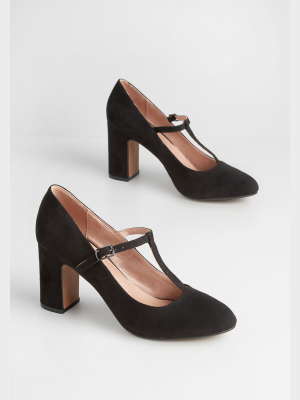 Simple Pleasantries T-strap Heel