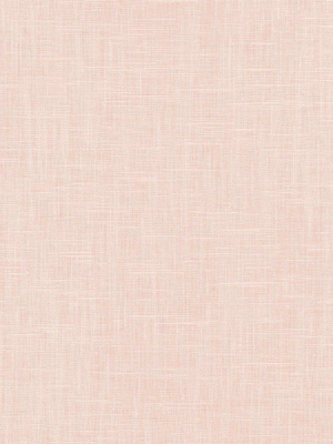 Indie Linen Embossed Vinyl Wallpaper In Rosa From The Boho Rhapsody Collection By Seabrook Wallcoverings