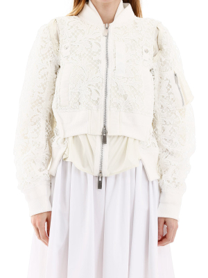 Sacai Lace Bomber Jacket