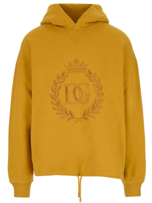 Dolce & Gabbana Logo Embroidered Hoodie