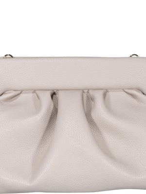 Themoirè	bios Strapped Clutch Bag