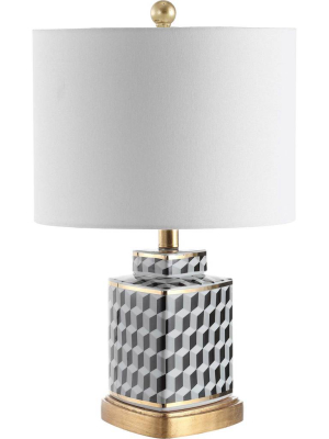 Alexis Table Lamp Black/white