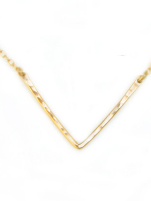 Small "v" Necklace