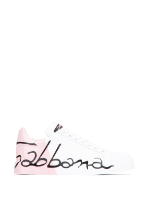 Dolce & Gabbana Portofino Logo Sneakers