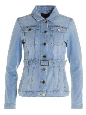 Pinko Belted Denim Jacket