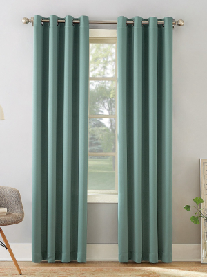 Seymour Grommet Top Room Darkening Window Curtain Panels - Sun Zero