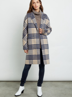 Everest - Beige Blue Plaid