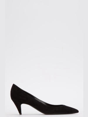 Saint Laurent Kitten Heel Pumps