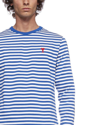 Ami Striped Long Sleeve T-shirt