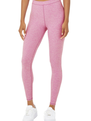 High-waist Alosoft Flow Legging - Pink Lavender Heather