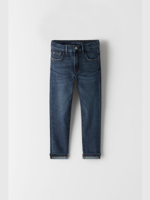 Dark Wash Straight Jeans