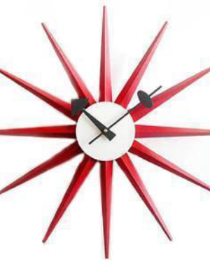 Nelson Sunburst Clock