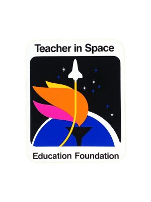 Teacher In Space Challenger Shuttle Sticker