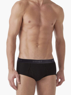 Essential Cotton Fly Front Brief 3-pack