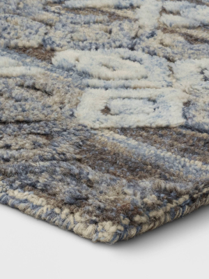 Mariana Hand Tufted Distressed Geo Wool Area Rug - Opalhouse™