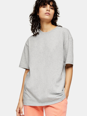 Topman Gray Oversized T-shirt