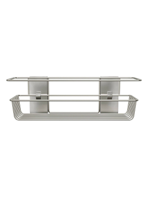 Command Metal Shower Caddy Satin Nickel