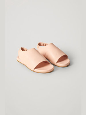 Elasticated Leather Sandals