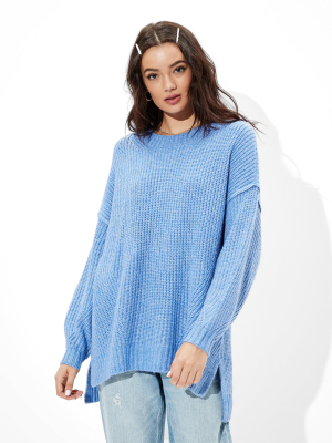 Ae Oversized Dreamspun Crew Neck Sweater