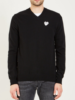 Play White Heart Pullover