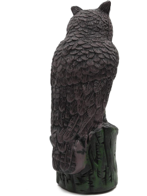 3-pack 13-inch Plastic Owl Statues For Home Outdoor Garden Lawn Yard Patio Decoration