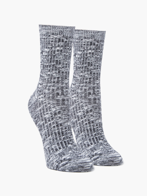 Marled Crew Socks