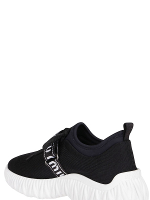 Miu Miu Logo Strap Round Toe Sneakers