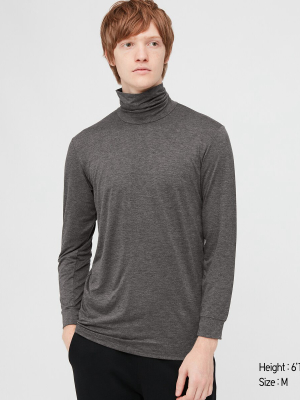 Men Heattech Turtleneck Long-sleeve T-shirt