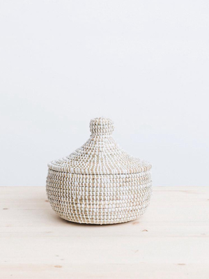 Mini Warming Basket - White