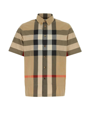 Burberry Checked Short-sleeve Shirt