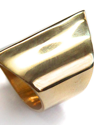 Brass Peak Ring