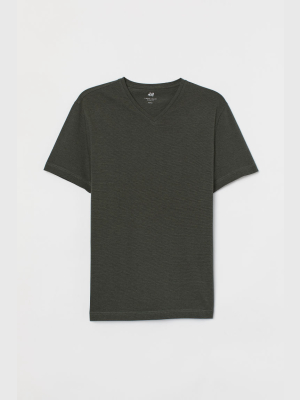 Slim Fit V-neck T-shirt