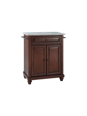 Cambridge Solid Granite Top Portable Kitchen Island - Crosley