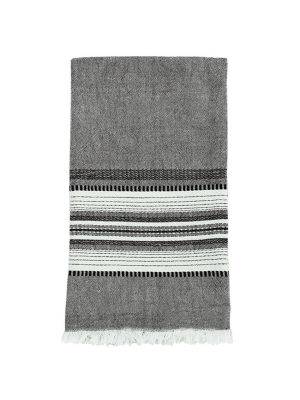 Archive New York Grey Chambray Tea Towel