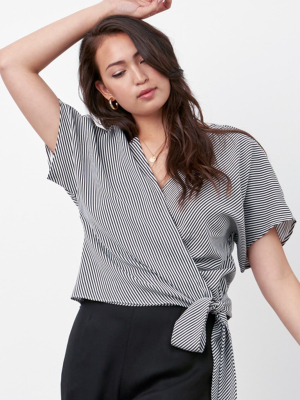 The Convertible Tie Blouse