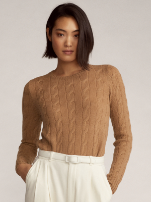 Cable-knit Cashmere Sweater