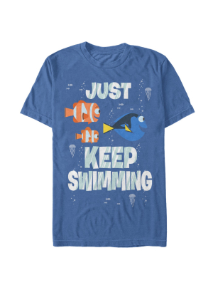 Men's Finding Dory Just Keep Swimming T-shirt