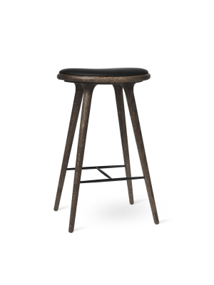 Space Stools - Dark Stain Oak