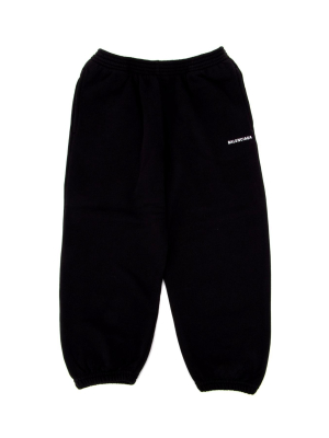 Balenciaga Kids Logo Printed Track Pants